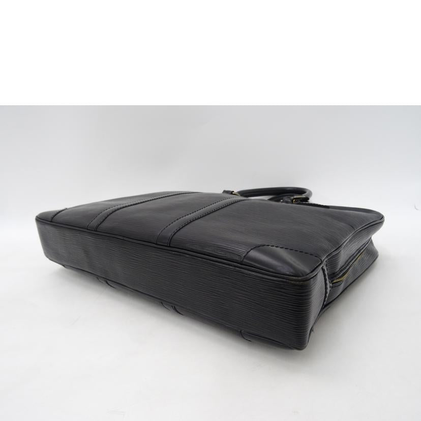 LOUIS VUITTON ルイヴィトン/ポルトドキュマンヴォワヤージュ/エピ/ノワール/M59162//VI0***/Bランク/69