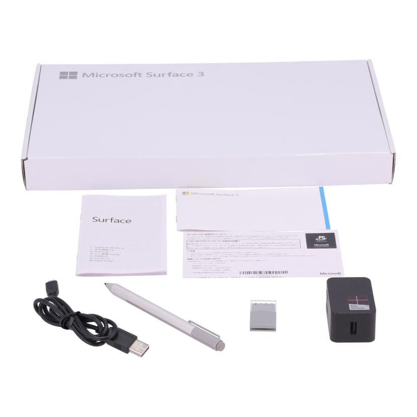 Microsoft マイクロソフト /Surface3 Wi-Fi 64GB/LC5-00026 1645//005205261452/Bランク/69