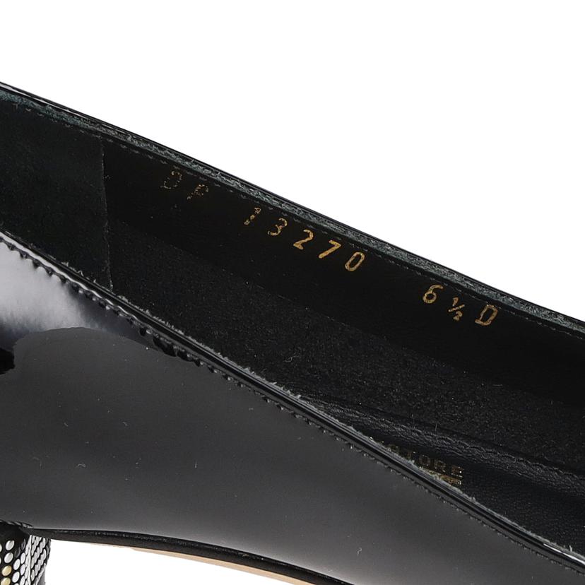 Ferragamo フェラガモ/ヴァラチェックパンプス/13270//サイズ:6 1/2/Aランク/91