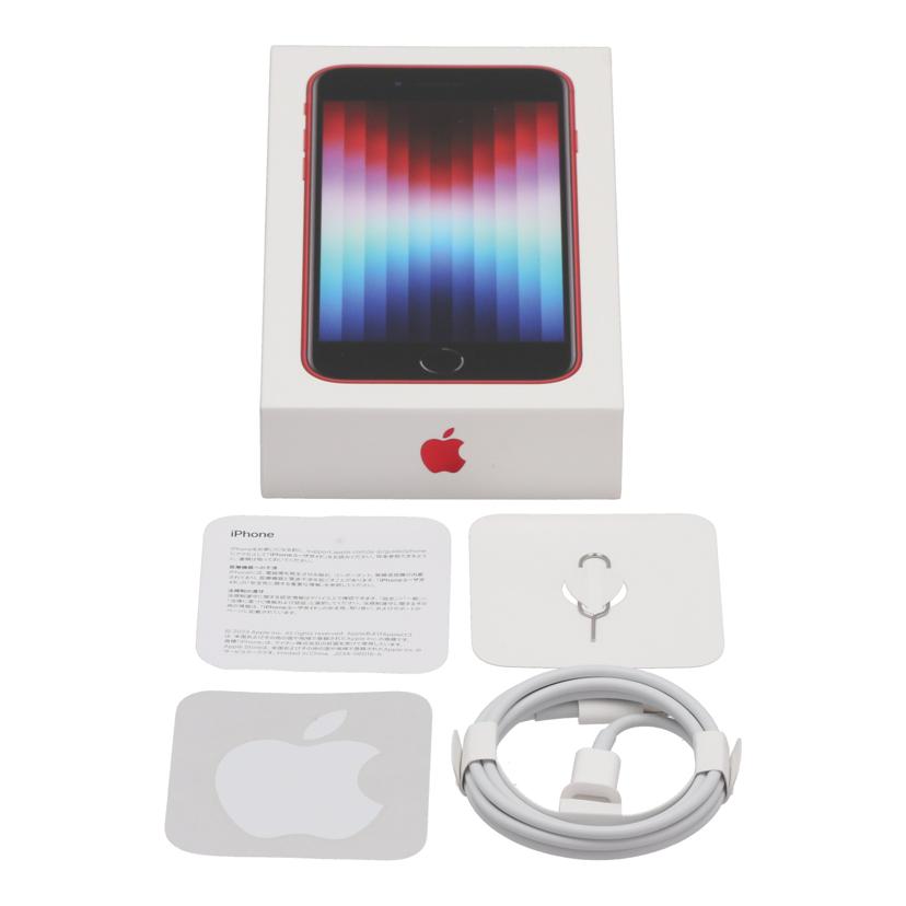Apple SIMフリー アップル /iPhone SE 第3世代 128GB (PRODUCT)RED/MMYH3J/A//F93JL9J4NV/Aランク/62
