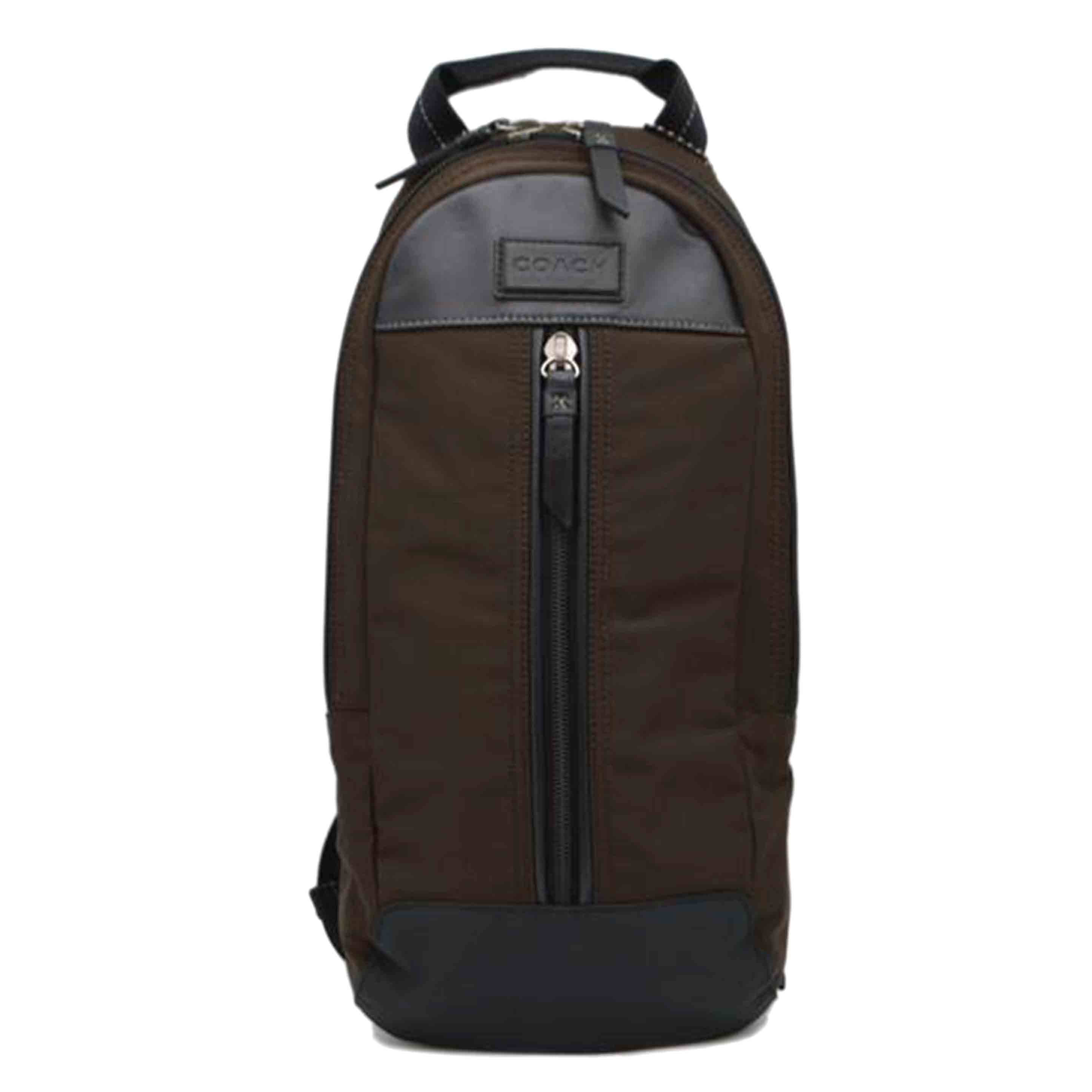 COACH コーチ/ヴァリックナイロンスリングレザーワンショルダー/F70692//A14**/Aランク/89