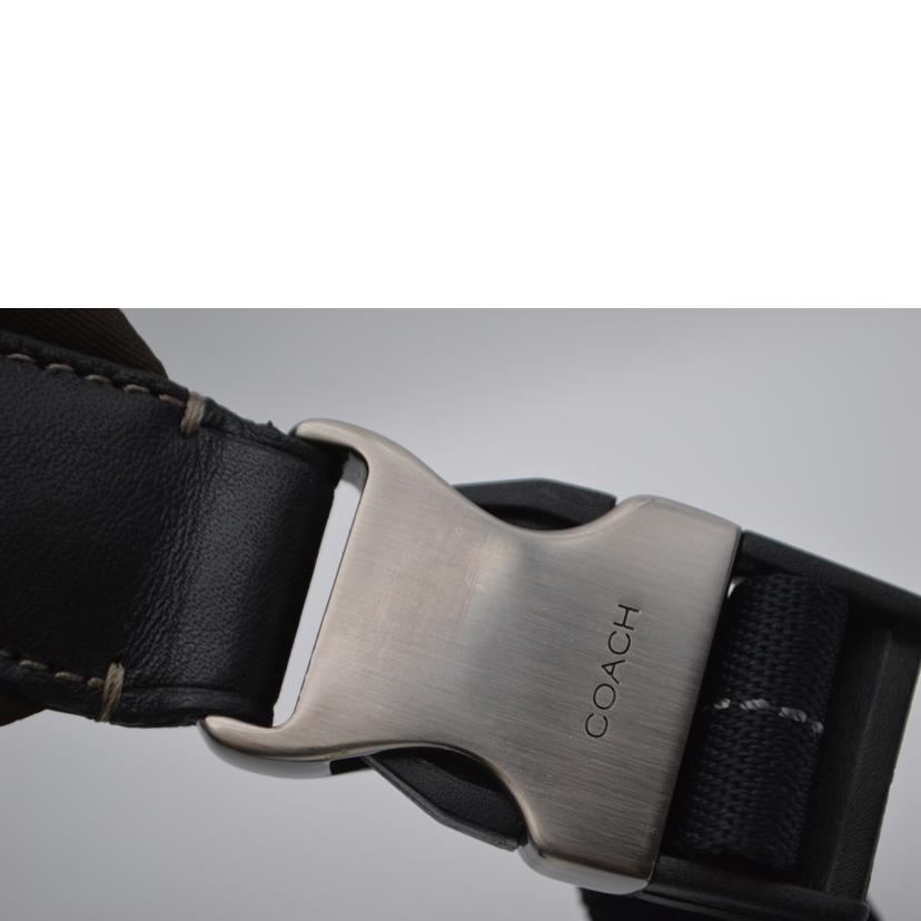 COACH コーチ/ヴァリックナイロンスリングレザーワンショルダー/F70692//A14**/Aランク/89