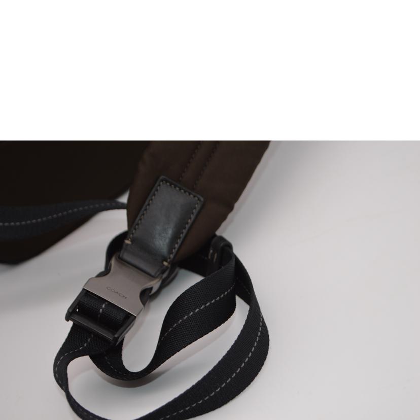 COACH コーチ/ヴァリックナイロンスリングレザーワンショルダー/F70692//A14**/Aランク/89