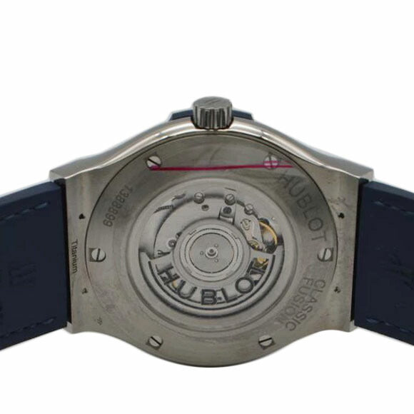 HUBLOT ウブロ/クラシックフュージョンチタニウム/自動巻/ブルー文字盤/511.NX.7170.LR//138****/Aランク/89