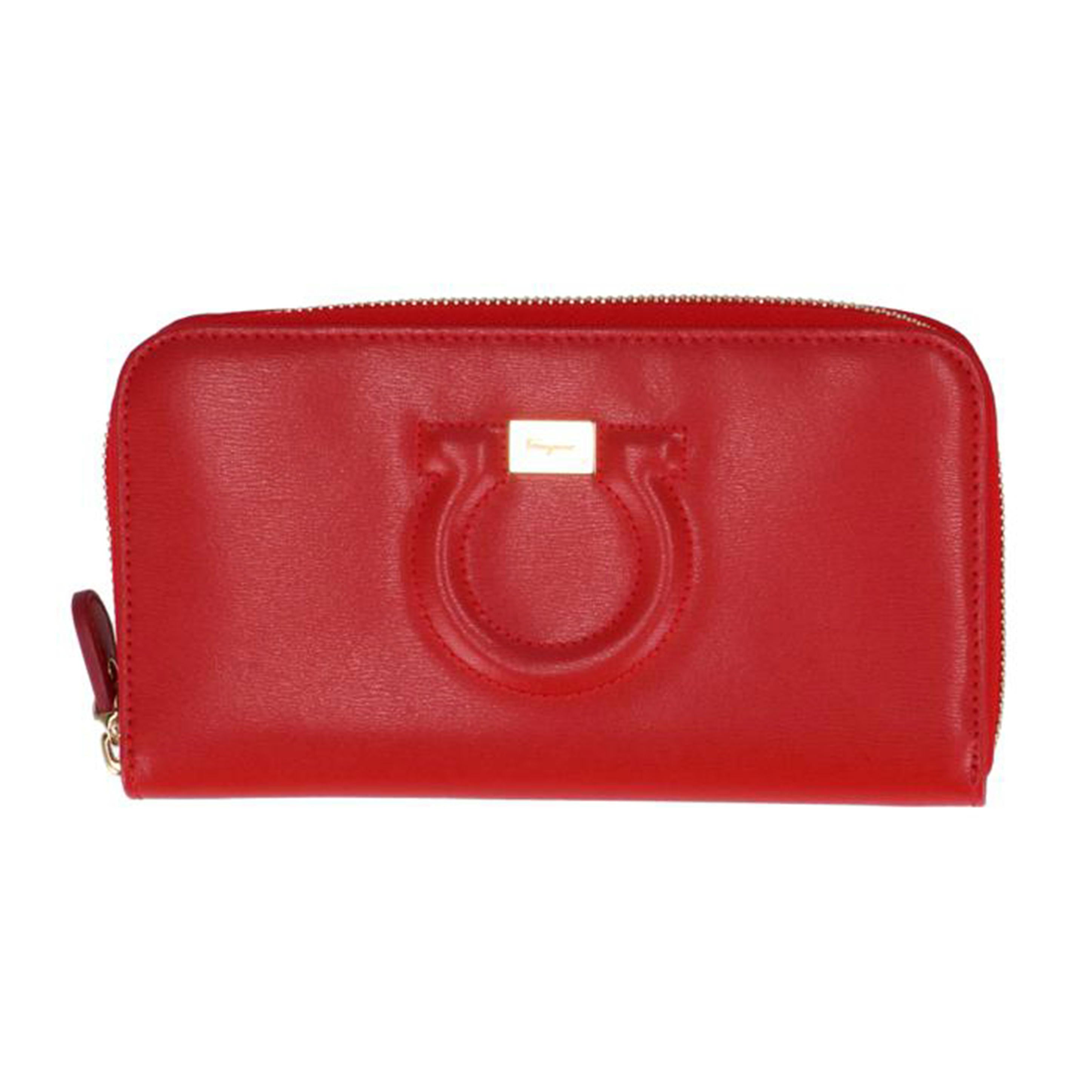 Ferragamo フェラガモ/ガンチーニラウンドファスナー/JL-22 C843//ABランク/91