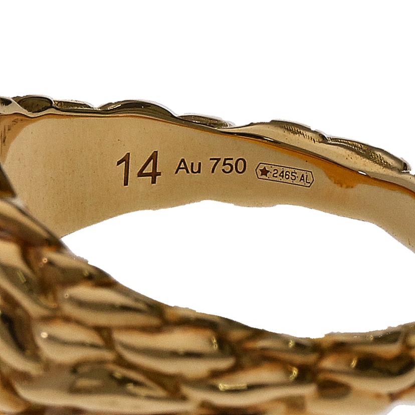 GUCCI グッチ/Au750/ライオンヘッド/ファイヤーオパールリング/サイズ:14//2465AL/Aランク/91