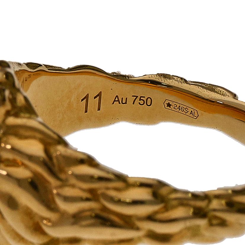 GUCCI グッチ/Au750/ライオンヘッド/クロムダイオブサイトリング/サイズ:11//2485AL/Aランク/91