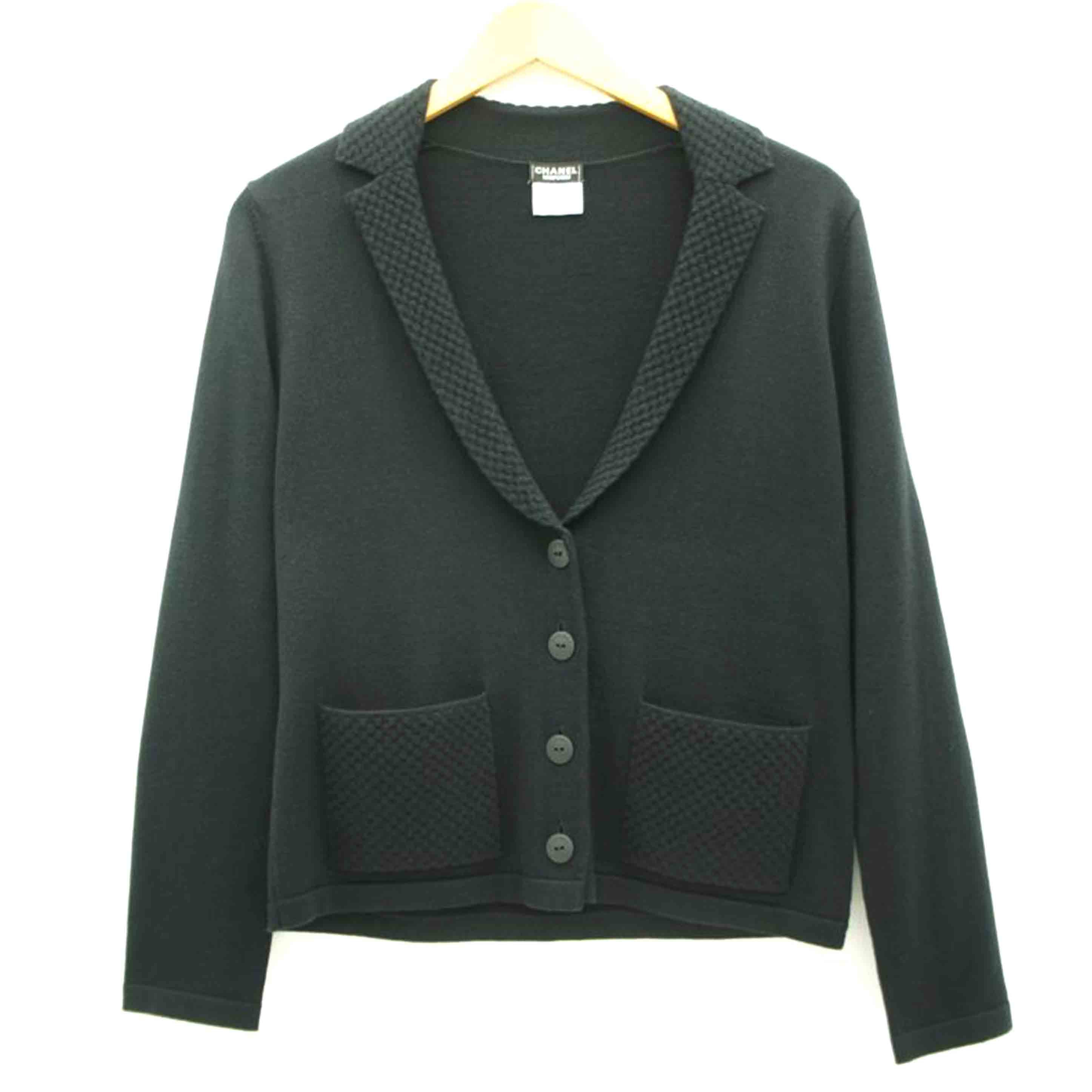 CHANEL シャネル/◇ウールカーディガン/ネイビー/U03544K06945//ABランク/18