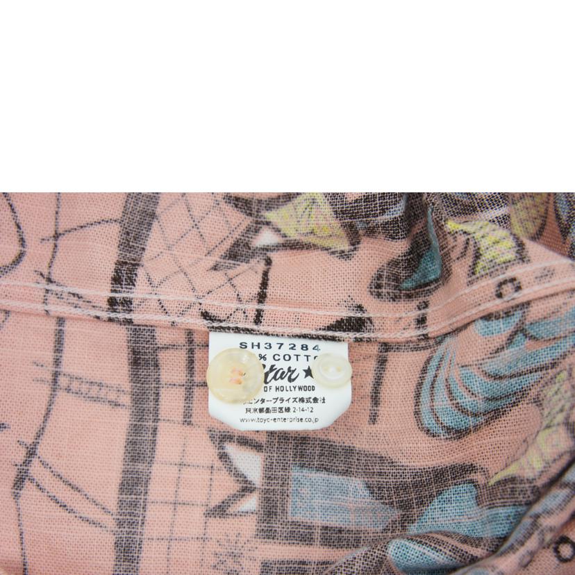 TOYO 東洋エンタープライズ/STAR OF HOLLYWOOD コットンシャツ/SH37284//Aランク/19