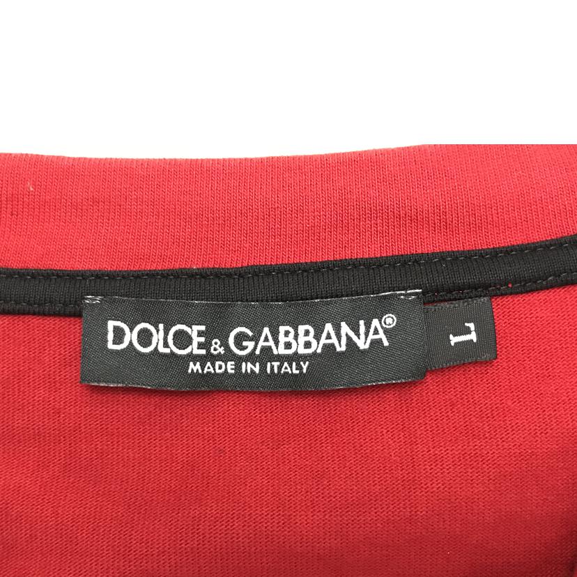 D&G ドルチェ&ガッパーナ/グラフィックTシャツ レッド/G8NV5Z//ABランク/51