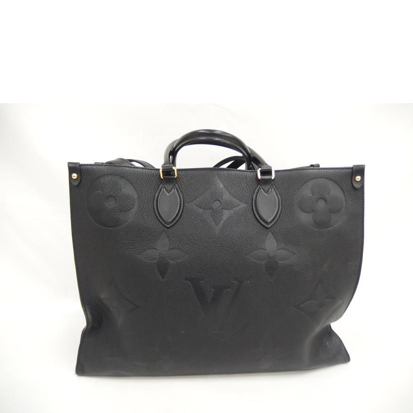 LV ルイヴィトン/オンザゴーGM/アンプラント/ノワール /M44925//ICタ**/Aランク/82