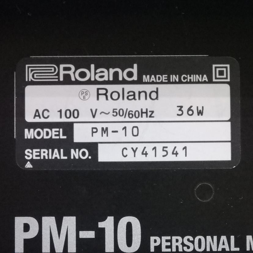 Roland ローランド/パーソナルモニター/V-drums/PM-10//Bランク/77