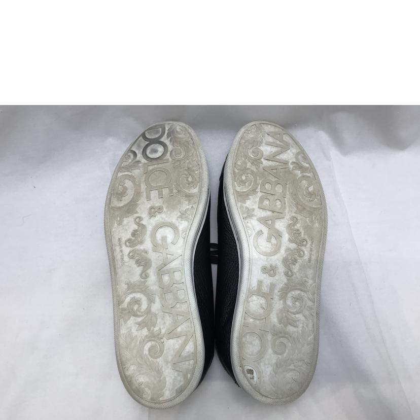 DOLCE & GABBANA ドルチェアンドガッバーナ/レザー サントロペ ローカットスニーカー/CS1735//Bランク/51