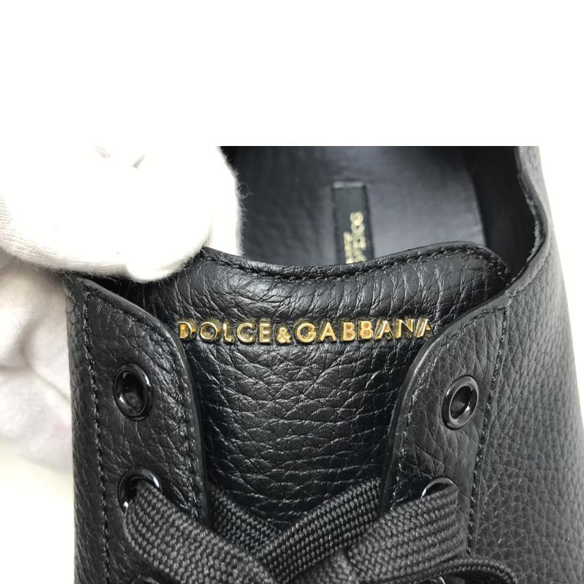DOLCE & GABBANA ドルチェアンドガッバーナ/レザー サントロペ ローカットスニーカー/CS1735//Bランク/51