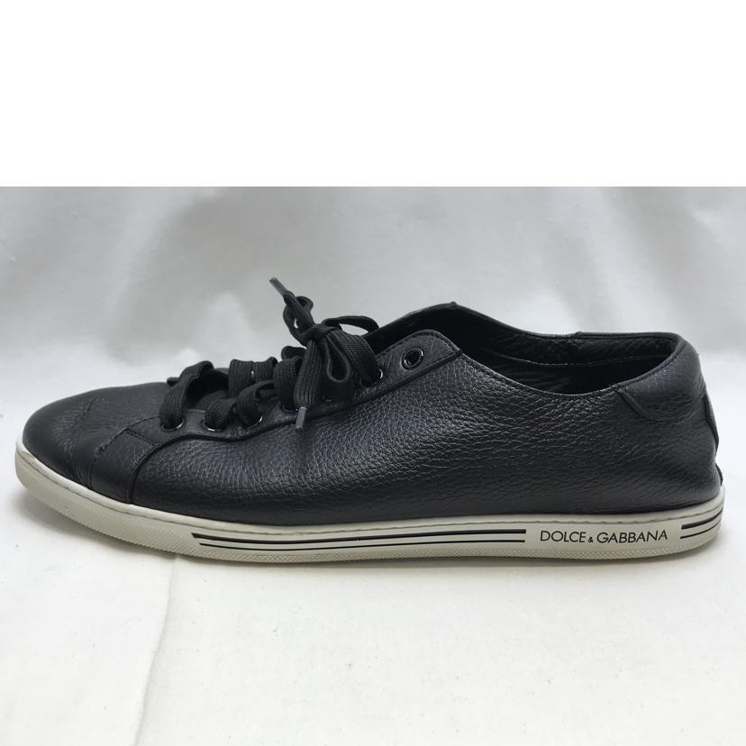 DOLCE & GABBANA ドルチェアンドガッバーナ/レザー サントロペ ローカットスニーカー/CS1735//Bランク/51