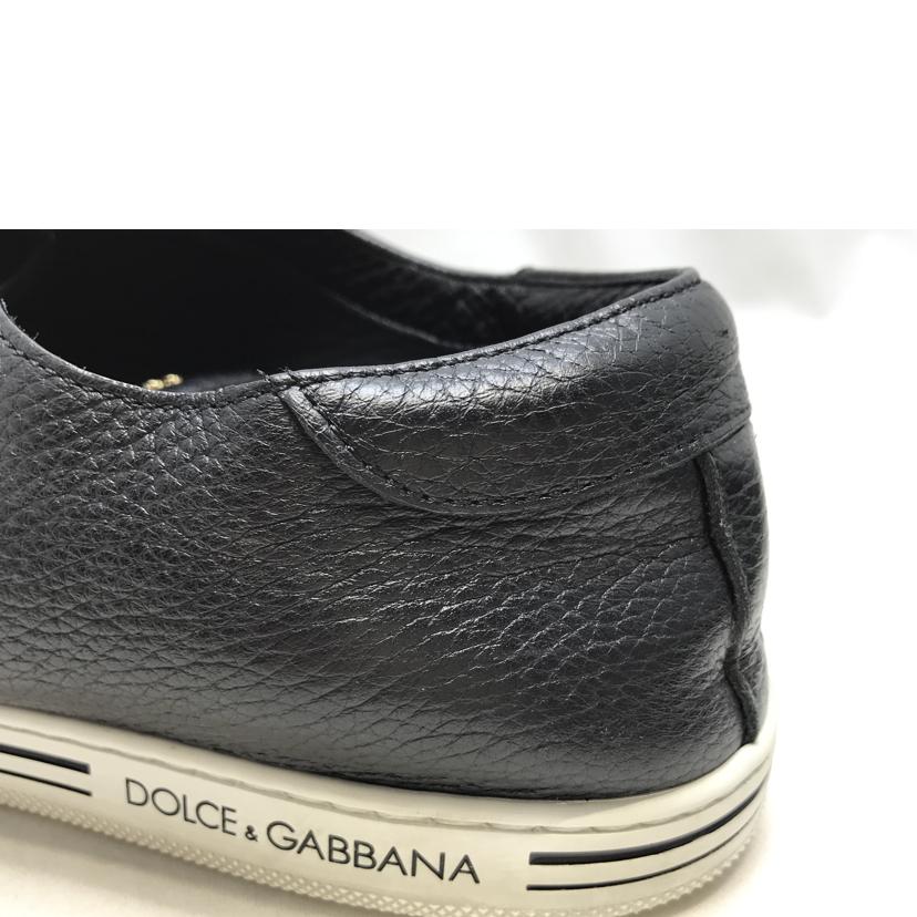 DOLCE & GABBANA ドルチェアンドガッバーナ/レザー サントロペ ローカットスニーカー/CS1735//Bランク/51