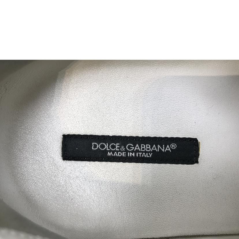 DOLCE & GABBANA ドルチェアンドガッバーナ/レザースニーカー/CS1648//BCランク/51