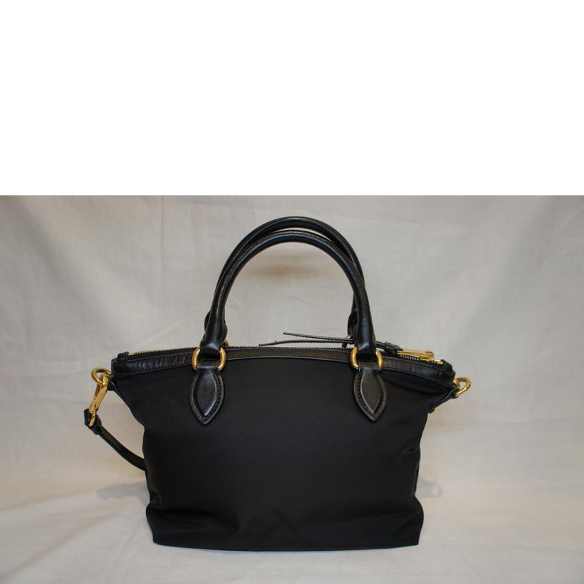 PRADA プラダ/テスートナイロン2WAYブラックゴールド金具/1BA111//203/Aランク/92