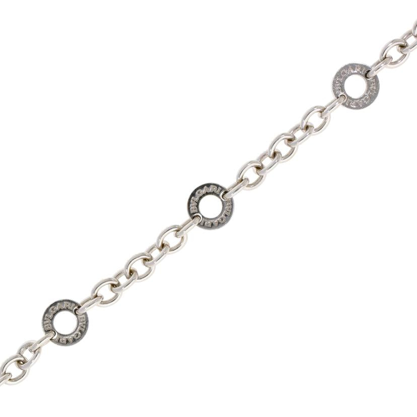 BVLGARI ブルガリ/ブルガリブルガリチャームロゴブレスレッド/750WG//Bランク/94