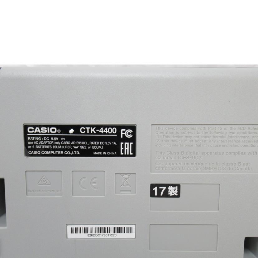 CASIO/キーボード/CASIO・CTK-4400/CTK-4400//ABランク/63