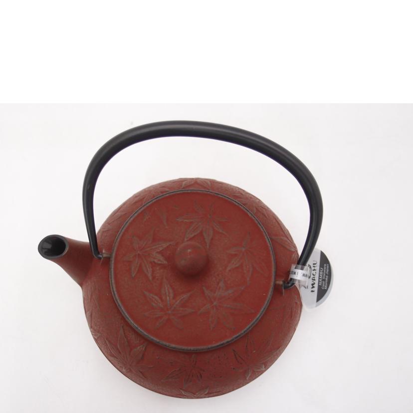 南部鉄器/南部鉄器 急須5型カエデ えび茶//SAランク/69