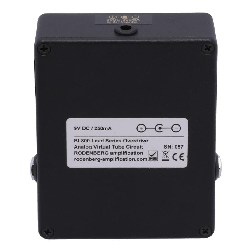 RODENBERG ローデンバーグ/エフェクター/オーバードライブ/BL800//057/Aランク/62