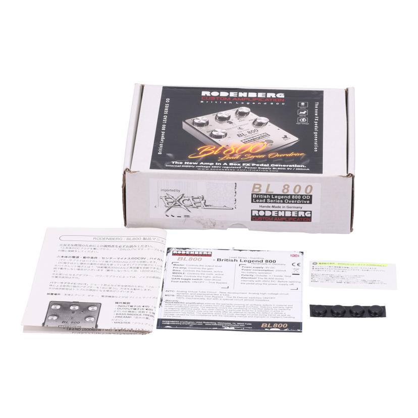 RODENBERG ローデンバーグ/エフェクター/オーバードライブ/BL800//057/Aランク/62