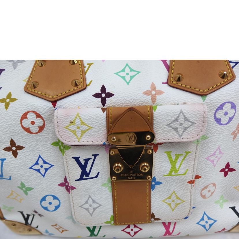 LV ルイヴィトン/スピーディ 30/マルチカラー/白/M92643//SP1***/ABランク/82