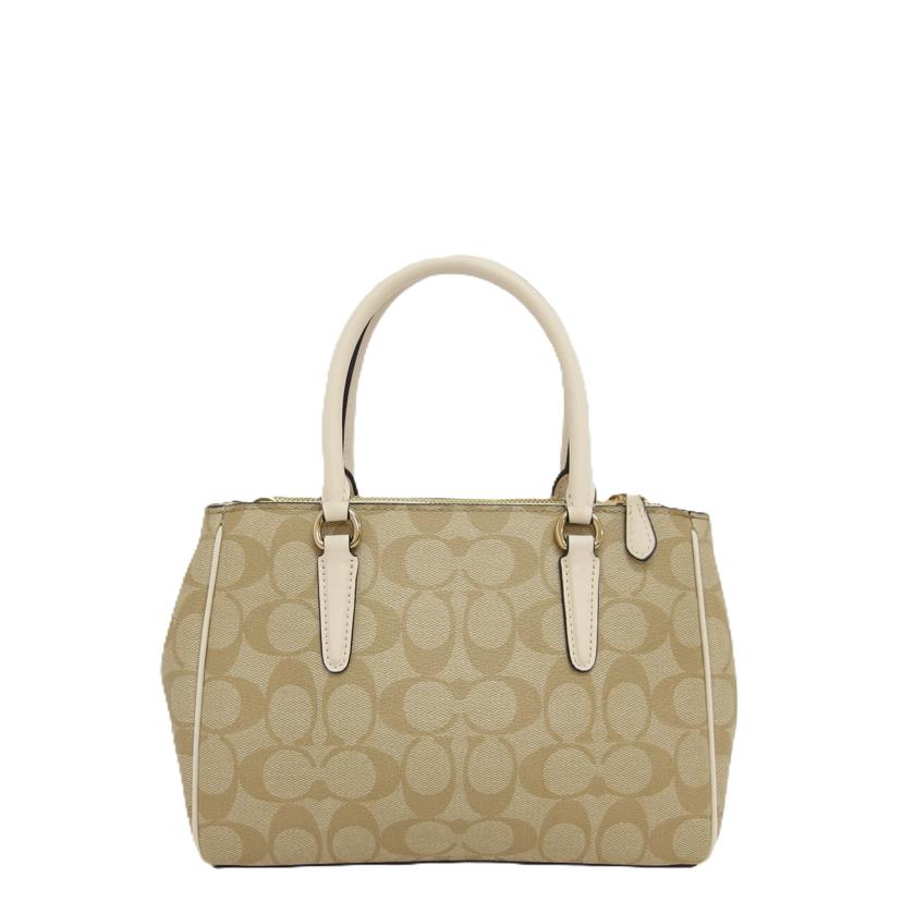 COACH コーチ/ミニサリーキャリーオール/2Way/シグネチャー/F67027//K18**/Aランク/04