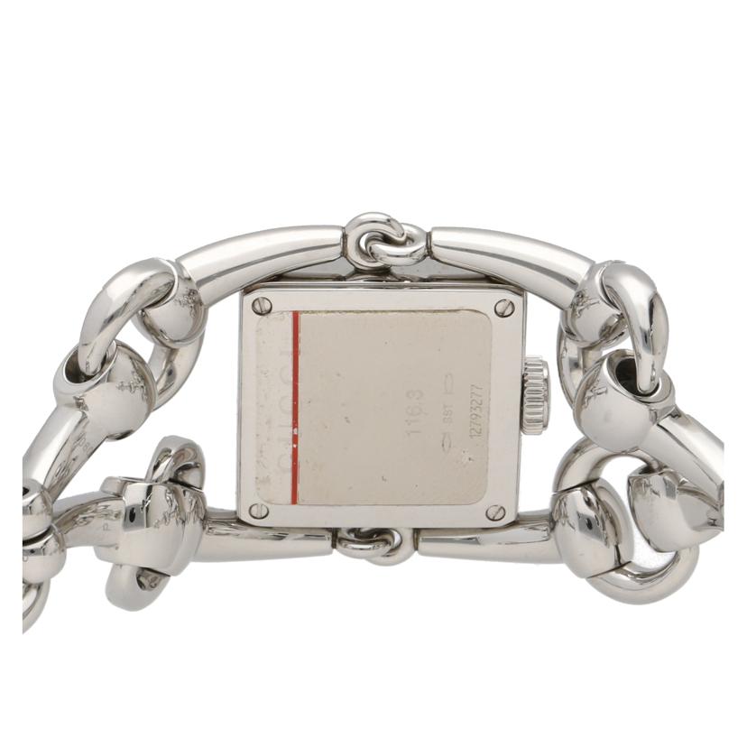 GUCCI グッチ/シニョーリア・ホワイトシェル/ベゼルダイヤ/クオーツ/116.3//127*****/ABランク/92