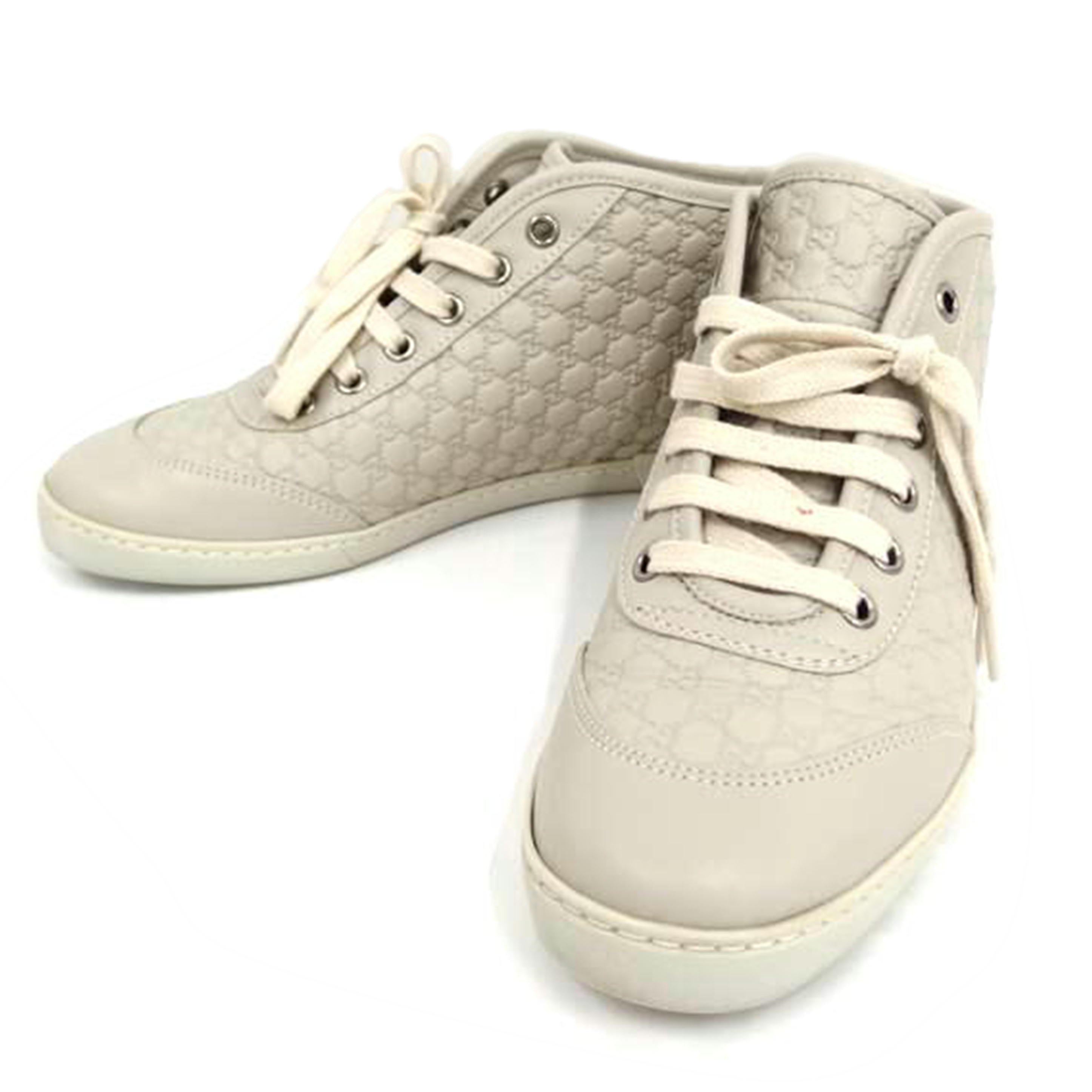 GUCCI/グッチ レザーハイカットスニーカー//Aランク/82