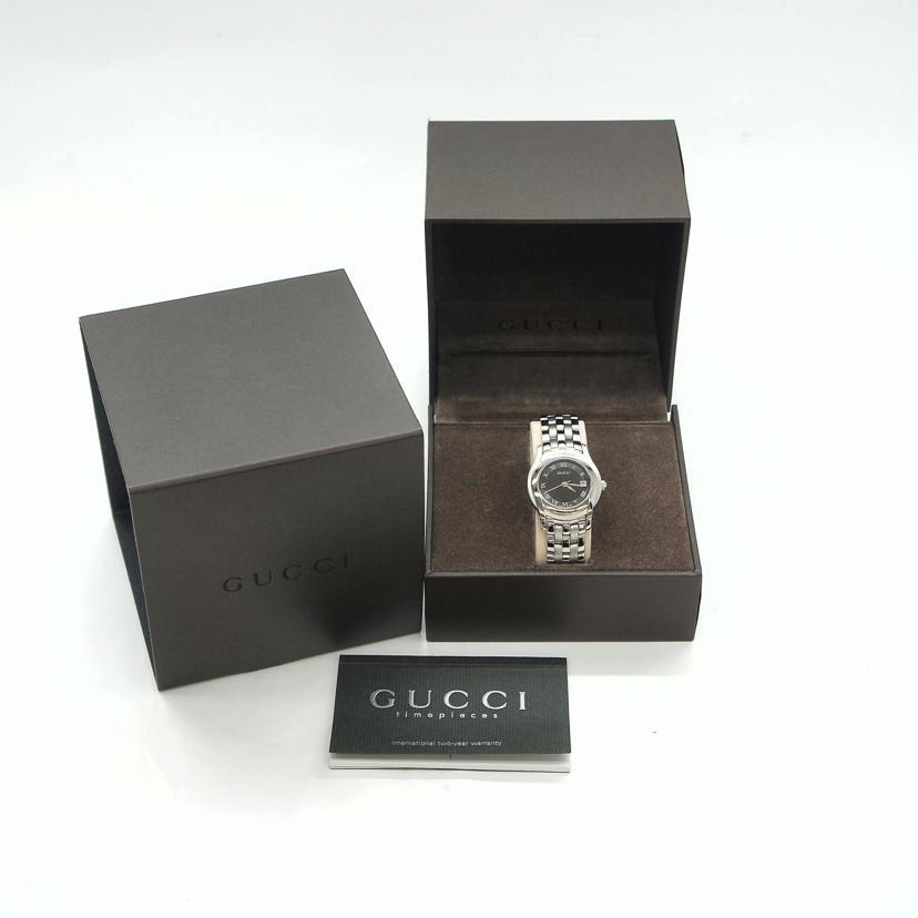 GUCCI グッチ/Gクラス・ブラック/レディース/クオーツ/5500L//012****/ABランク/22