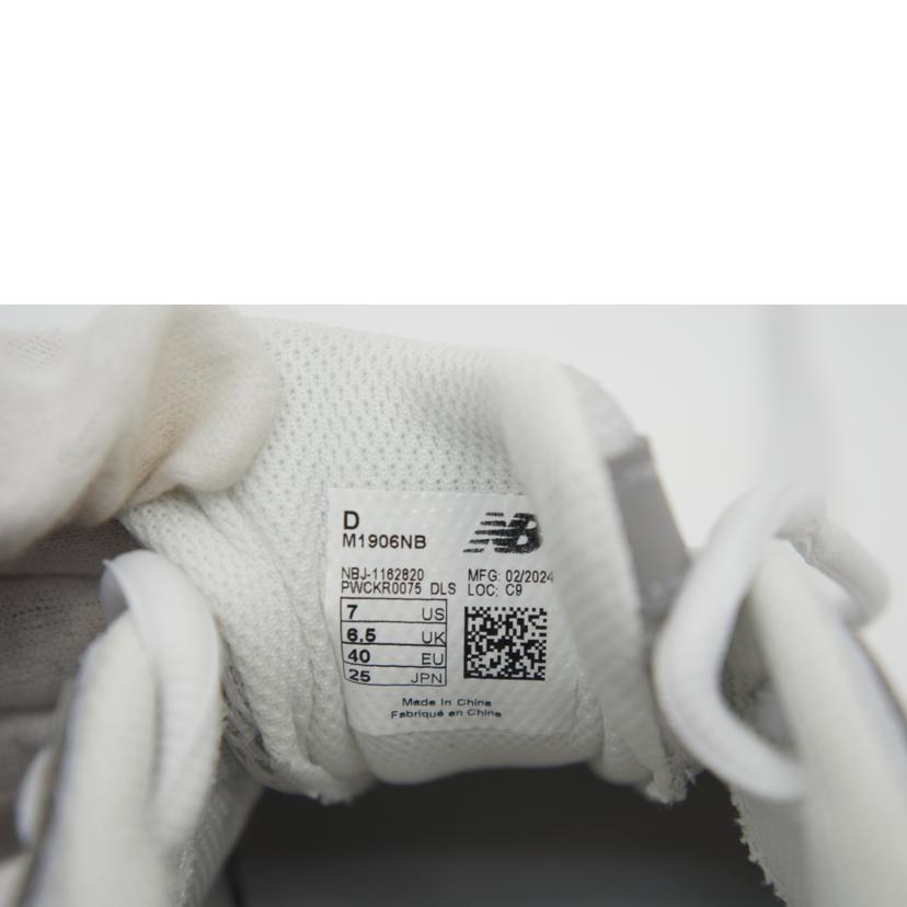 new balance ニューバランス/スニーカー ランニングシューズ 1906/25.0cm/グレー/M1906NB//Aランク/01