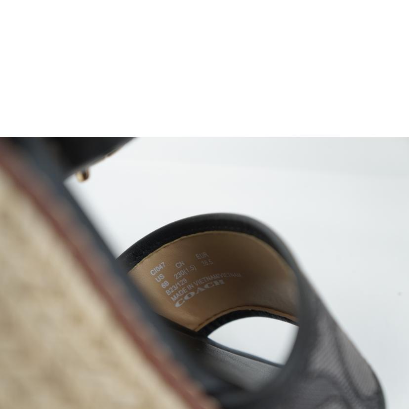 COACH コーチ/COACH コーリーエスパドリーユ シグネチャー ジャガード 23.0/CI047//Aランク/67