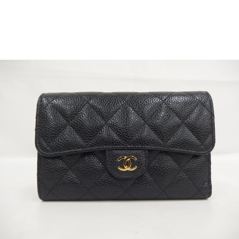 CHANEL シャネル/ココマークキャビアスキン(グレインドカーフ) 財布//318*****/ABランク/82