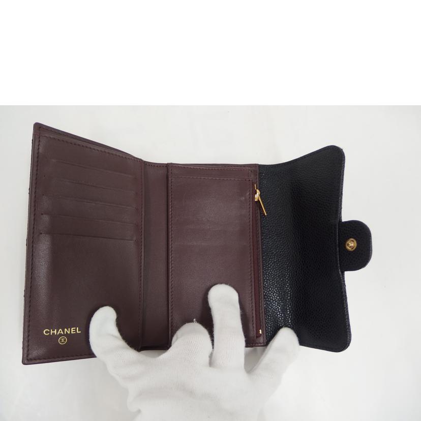 CHANEL シャネル/ココマークキャビアスキン(グレインドカーフ) 財布//318*****/ABランク/82