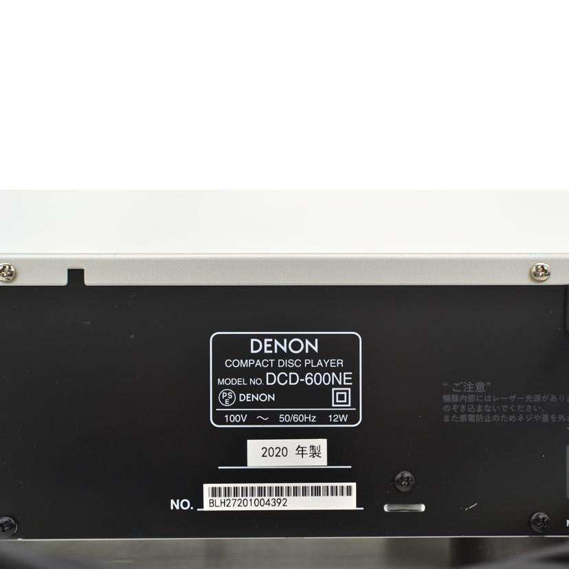 DENON/CDプレイヤー/DCD-600NE//BLH27201004392/Bランク/75