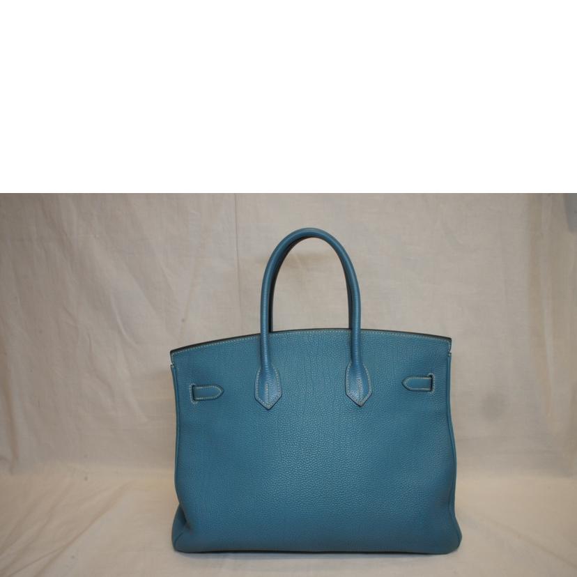 HERMES エルメス/バーキン35/トゴ/ブルージーン/SV金具//□J/Bランク/92