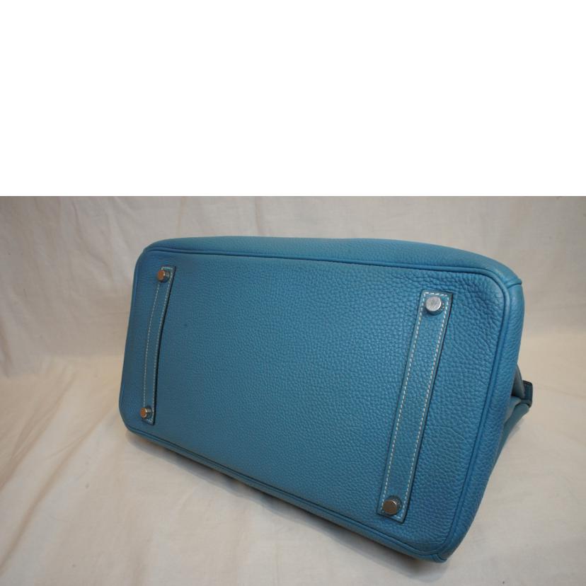HERMES エルメス/バーキン35/トゴ/ブルージーン/SV金具//□J/Bランク/92