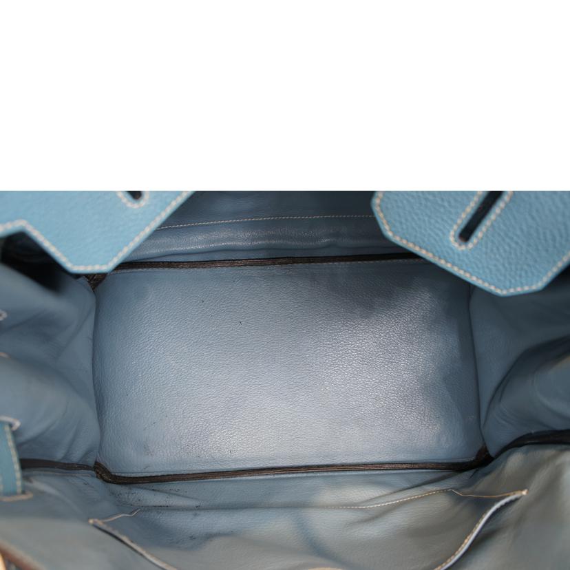 HERMES エルメス/バーキン35/トゴ/ブルージーン/SV金具//□J/Bランク/92