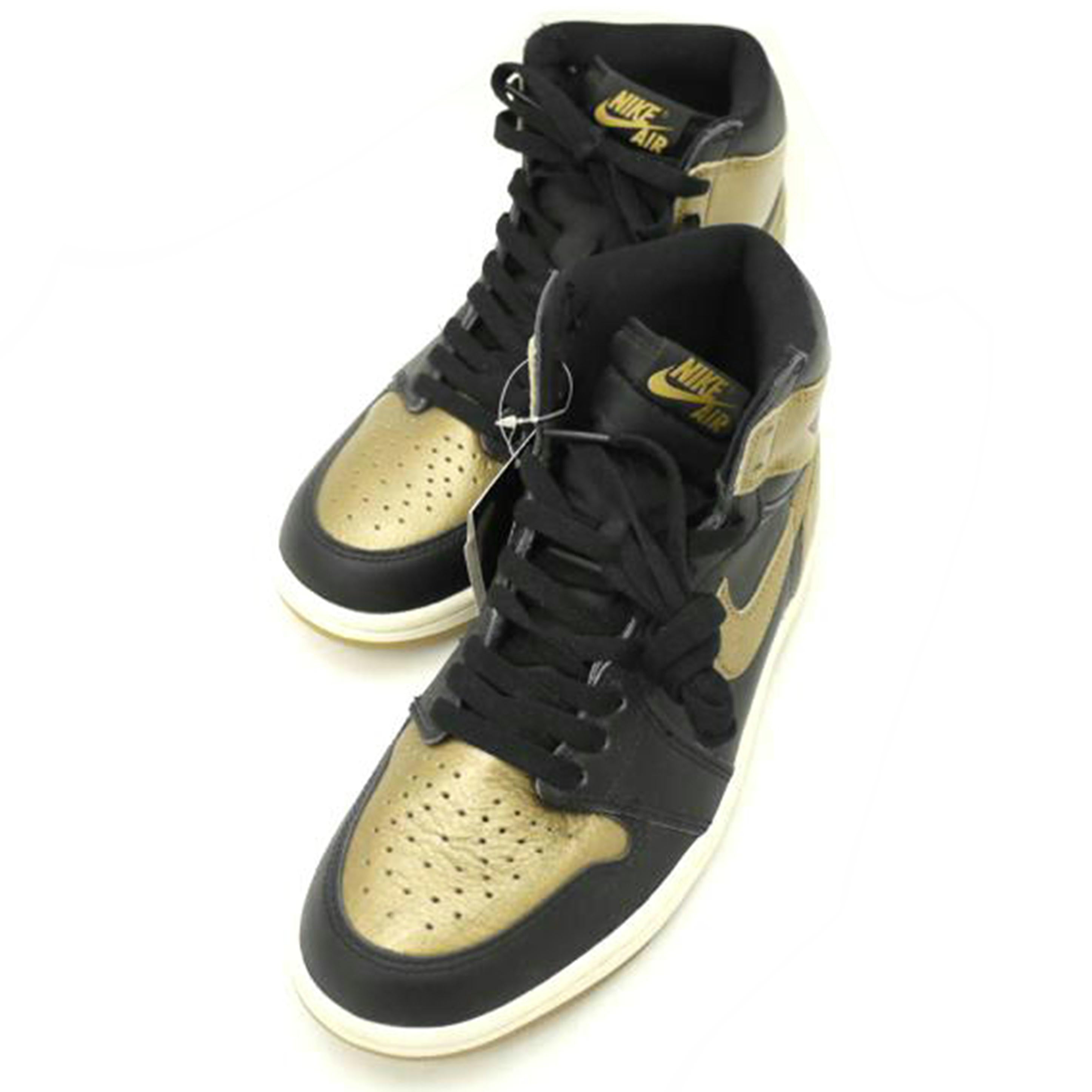 NIKE ナイキ/エアジョーダン1レトロハイBK&GD/DZ5487-071//Sランク/69