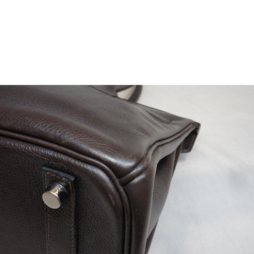 HERMES エルメス/バーキン30/ヴォーガリバー/カカオ/SV金具//□M/ABランク/92