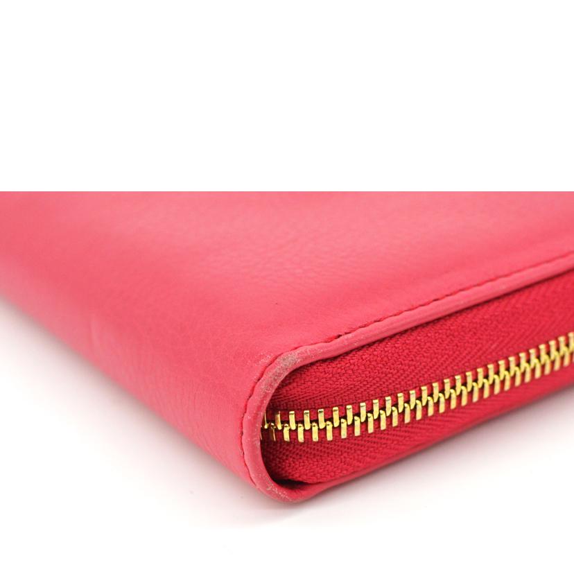 GUCCI グッチ/インターロッキングラウンドファスナー/ピンク/308280//041*/ABランク/75