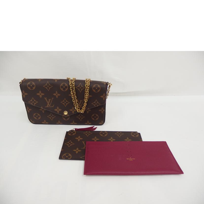 LV ルイヴィトン/ポシェットフェリシー/フューシャ/M61276//ICタ**/ABランク/82