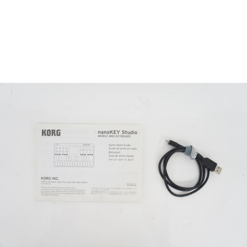 KORG コルグ/midi コントローラー キーボード/nano key studio//ABランク/75