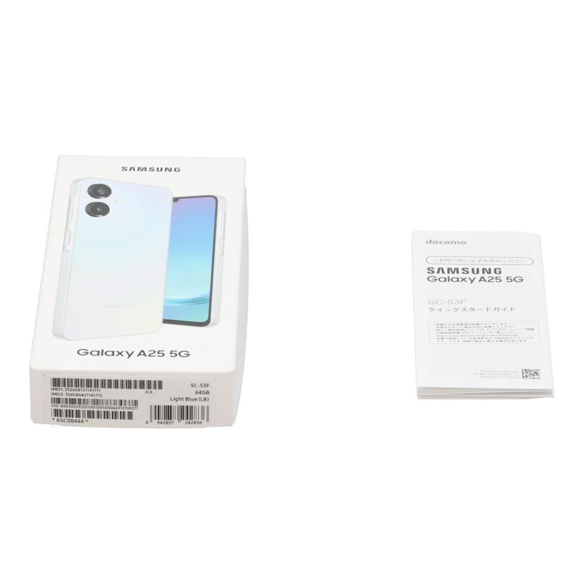 SAMSUNG docomo サムスン /スマートフォン/Galaxy A25 5G 64GB/SC-53F//RFGL32984JB/Aランク/22
