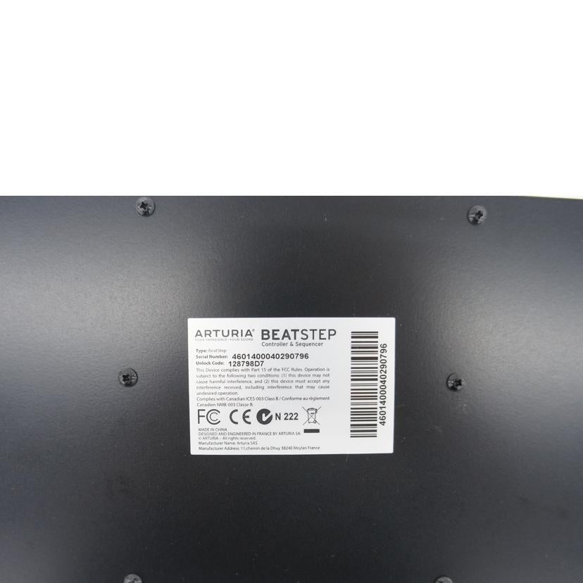 ARTURIA アートリア/midi コントローラー シーケンサー/BEATSTEP//ABランク/75