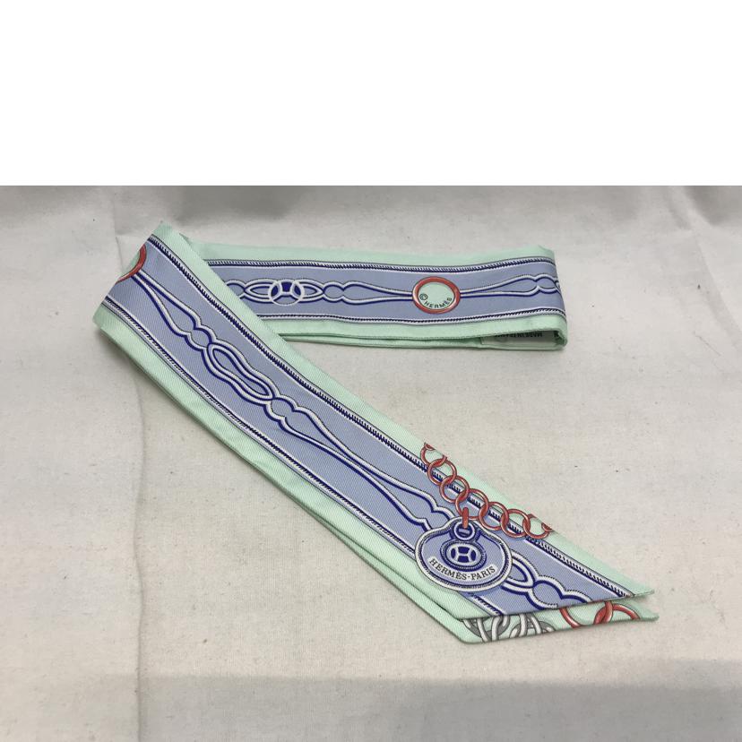 HERMES エルメス/ツイリー ライトグリーン//ABランク/51