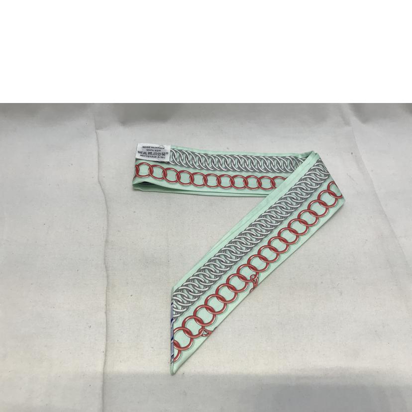 HERMES エルメス/ツイリー ライトグリーン//ABランク/51