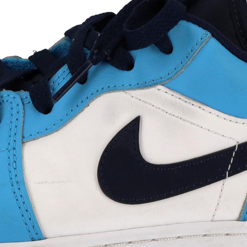 NIKE ナイキ/GS AIR JORDAN 1 LOW ユニバーシティブルー/553560-144//00195238857981/ABランク/85